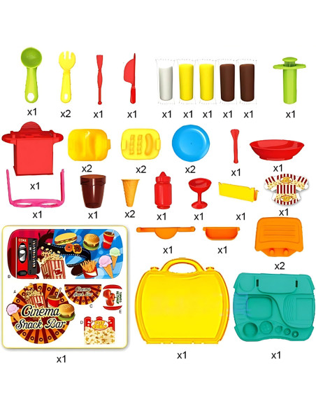 WOOPIE Zestaw Do Robienia Przekąsek z Ciastoliny