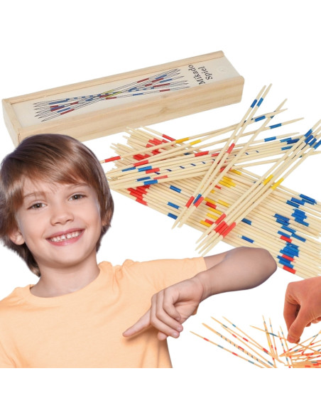 Woopie Bierki Drewniane w Pudełku 41el.