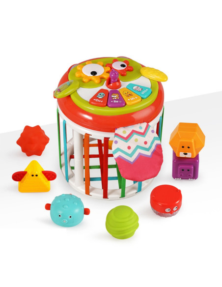 WOOPIE Walec Kostka Sensoryczna Interaktywny Bębenek