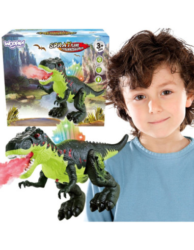 WOOPIE Chodzący Dinozaur Tyrannosaurus Rex Efekty Świetlne i Dźwiękowe