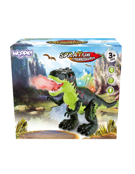 WOOPIE Chodzący Dinozaur Tyrannosaurus Rex Efekty Świetlne i Dźwiękowe