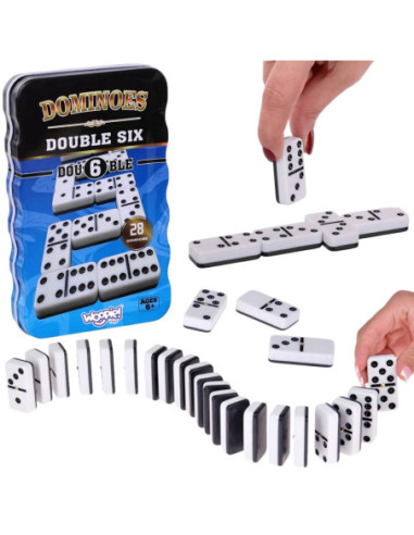 WOOPIE Domino Klasyczna Gra Logiczna 28 Kostek