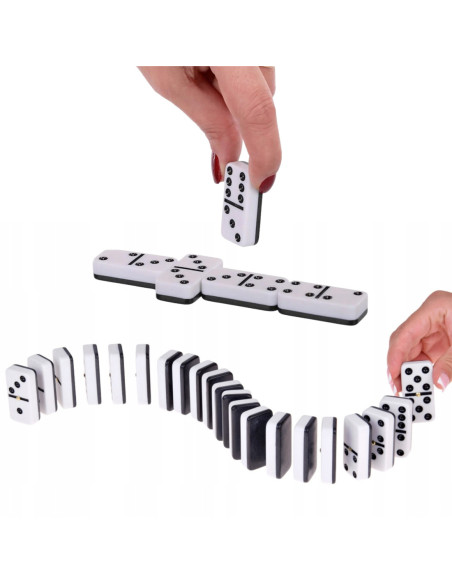 WOOPIE Domino Klasyczna Gra Logiczna 28 Kostek