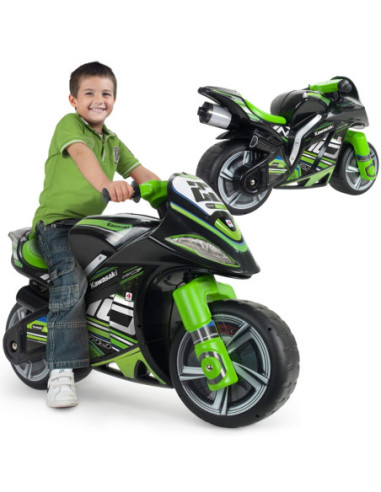 INJUSA Jeździk Pchacz Motor Biegowy Winner 750 Jeździk Kawasaki Ninja – Sportowy Motor Dla Dzieci
