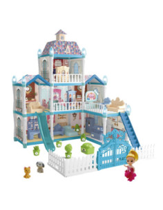 WOOPIE Domek dla Lalek Zimowy Ogród z Akcesoriami i Lalką Podświetlany 191el. 2