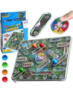 WOOPIE Klasyczna Gra Rodzinna Węże i Drabiny 3D