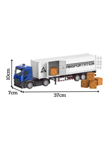 WOOPIE Ciężarówka Kontenerowa z Efektami Świetlnymi i Dźwiękowymi!