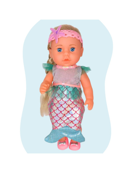 WOOPIE ROYAL Lalka Bobas Syrenka 18 Akcesorii