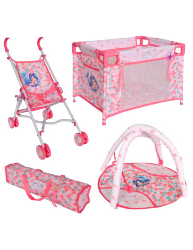 WOOPIE ROYAL Lalka Bobas Syrenka 18 Akcesorii