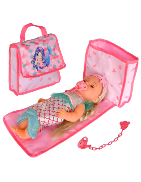 WOOPIE ROYAL Lalka Bobas Syrenka 18 Akcesorii