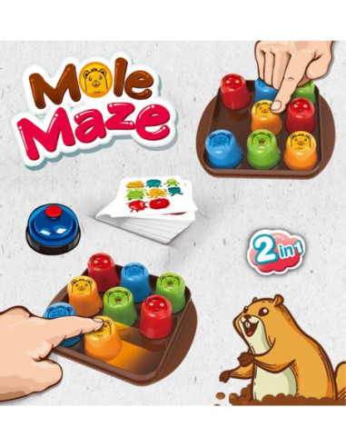 WOOPIE Gra Edukacyjno-Strategiczna 2w1 Kółko i Krzyżyk