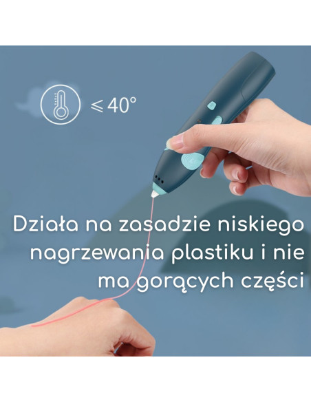 WOOPIE 3D Drukarka-Długopis Pen Bezpieczny Wkłady Usb