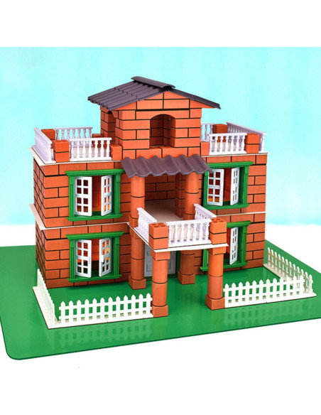 WOOPIE Zestaw Do Budowania z Cegieł - Willa 357 el.