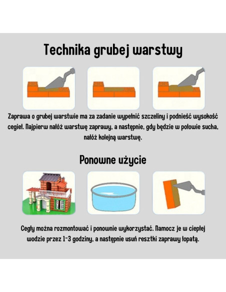 WOOPIE Zestaw Do Budowania z Cegieł - Willa 357 el.