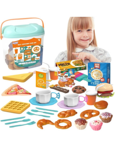 WOOPIE Zestaw Małego Cukiernika Słodycze i Desery w Wiaderku 40 el.