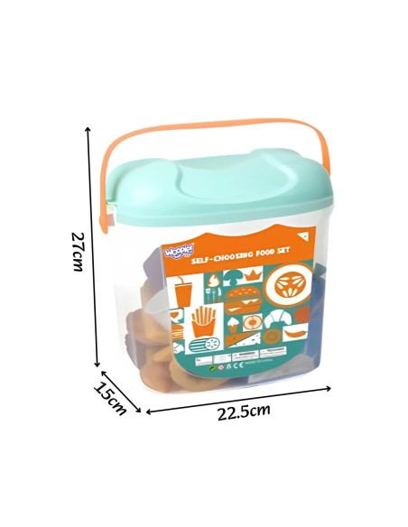 WOOPIE Zestaw Małego Cukiernika Słodycze i Desery w Wiaderku 40 el.