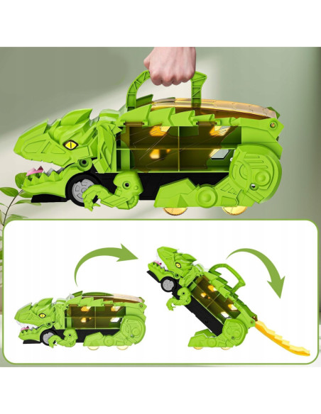 WOOPIE Zestaw Pojazdów Tor Dinozaur Pożeracz