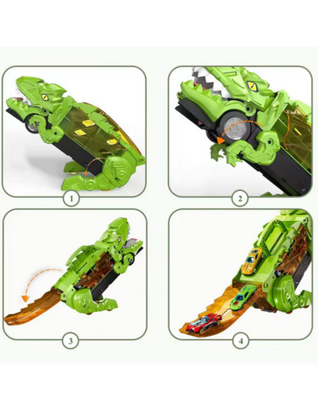 WOOPIE Zestaw Pojazdów Tor Dinozaur Pożeracz