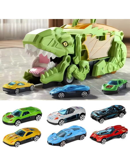 WOOPIE Zestaw Pojazdów Tor Dinozaur Pożeracz