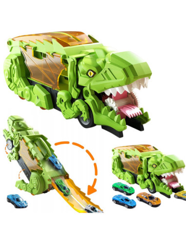 WOOPIE Zestaw Pojazdów Tor Dinozaur Pożeracz
