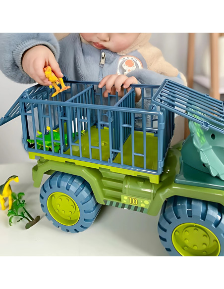 WOOPIE Ciężarówka Dinozaur Transporter Figurki