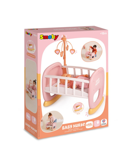 SMOBY Baby Nurse Kołyska z karuzelką