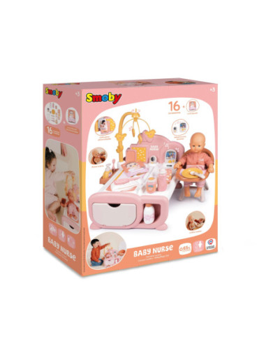SMOBY Baby Nurse Elektroniczny Kącik Opiekunki