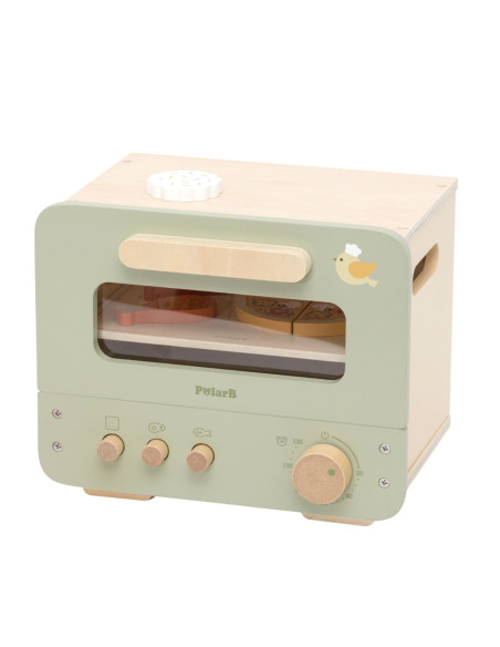 VIGA Drewniana Kuchnia Piekarnik Zestaw do Pieczenia Słodko-Pikantnych Potraw 12akc.