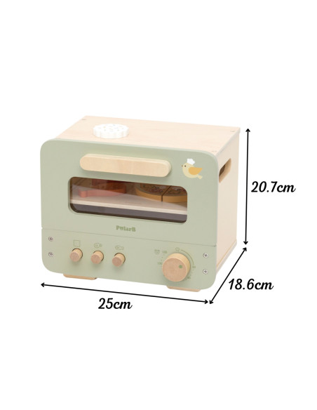 VIGA Drewniana Kuchnia Piekarnik Zestaw do Pieczenia Słodko-Pikantnych Potraw 12akc.