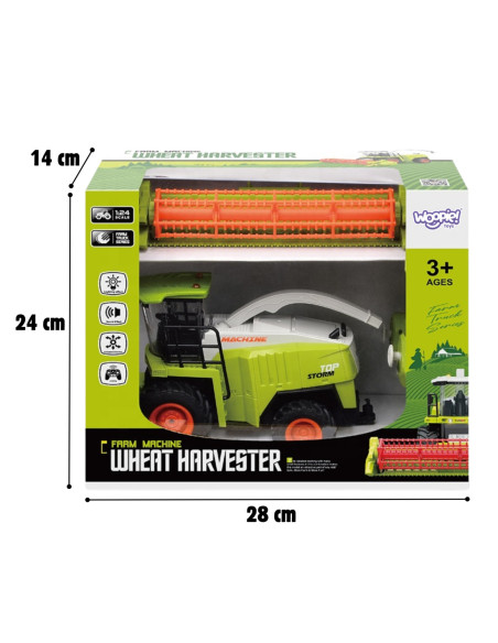 WOOPIE Zdalnie Sterowany Kombajn Zestaw Jasno Zielony