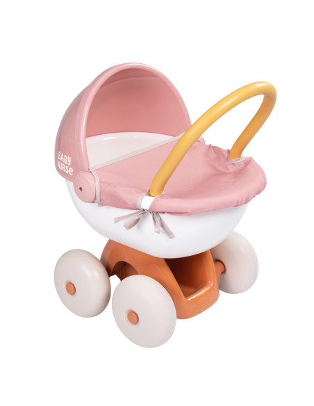 SMOBY Baby Nurse Wózek Głęboki z Plastikowym Daszkiem