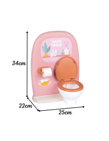 SMOBY Baby Nurse - Dwustronna toaleta Dla lalki 42 cm