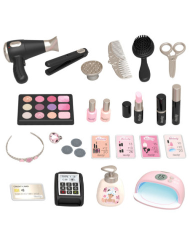 SMOBY Centrum małej stylistki BEAUTY + 26 akcesoria Fryzjer i kosmetyczka