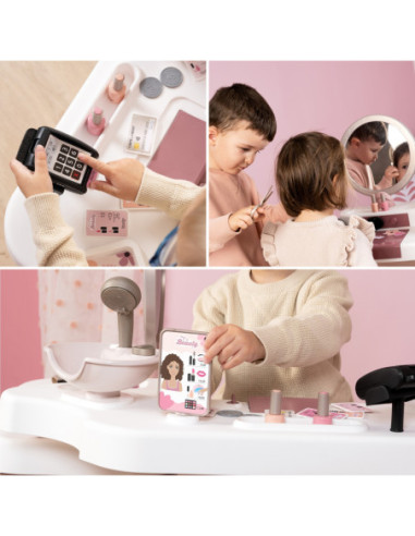 SMOBY Centrum małej stylistki BEAUTY + 26 akcesoria Fryzjer i kosmetyczka