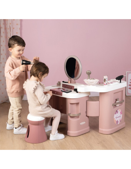 SMOBY Centrum małej stylistki BEAUTY + 26 akcesoria Fryzjer i kosmetyczka