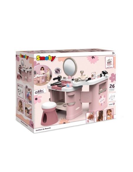 SMOBY Centrum małej stylistki BEAUTY + 26 akcesoria Fryzjer i kosmetyczka