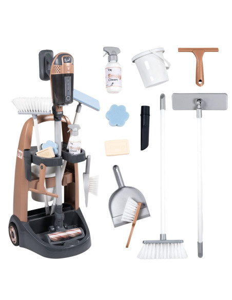 SMOBY Rowenta Wózek do Sprzątania z Odkurzaczem