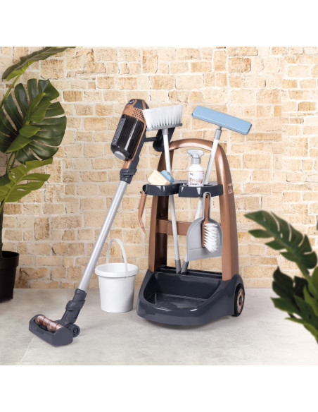 SMOBY Rowenta Wózek do Sprzątania z Odkurzaczem