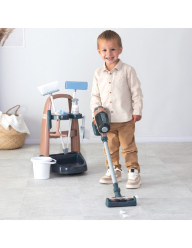 SMOBY Rowenta Wózek do Sprzątania z Odkurzaczem