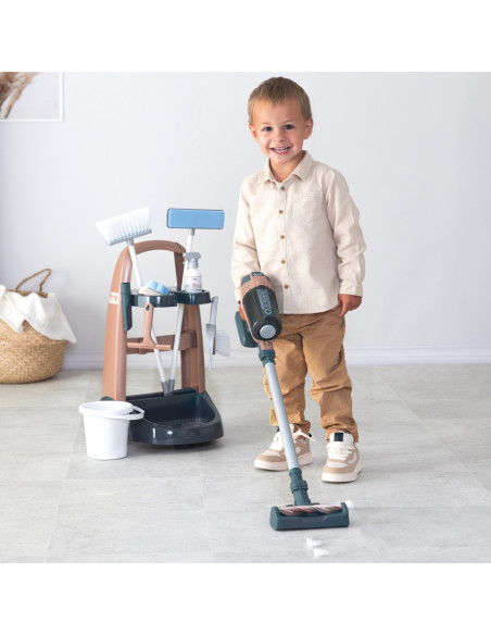 SMOBY Rowenta Wózek do Sprzątania z Odkurzaczem