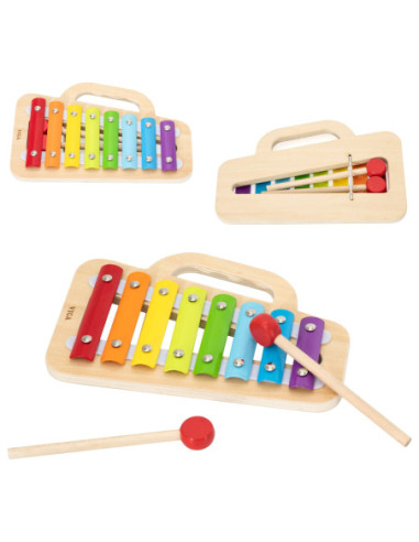 VIGA Cymbalki Drewniany Ksylofon – Odkryj Muzyczny Talent Swojego Malucha!