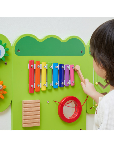 VIGA ablica Sensoryczna Manipulacyjna Krokodyl Certyfikat FSC Montessori