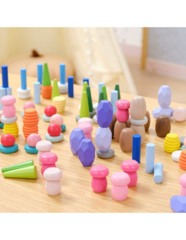 VIGA Klocki Nature Treasures Układanka