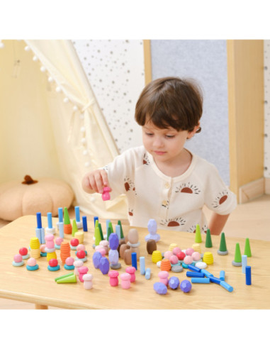 VIGA Klocki Nature Treasures Układanka