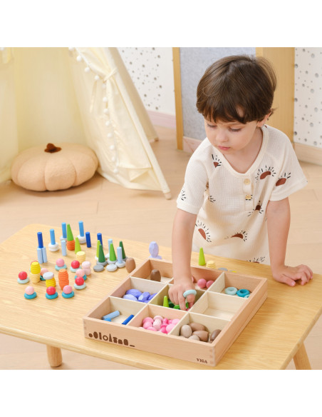 VIGA Klocki Nature Treasures Układanka