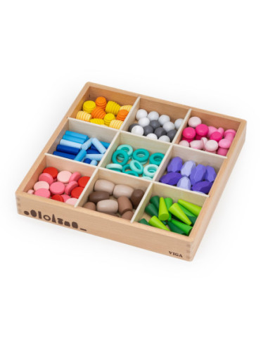 VIGA Klocki Nature Treasures Układanka