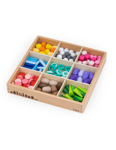 VIGA Klocki Nature Treasures Układanka