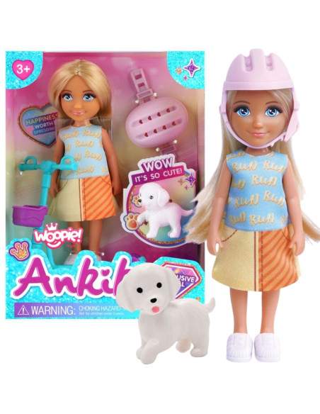 WOOPIE Laleczka z Pieskiem i Hulajnogą