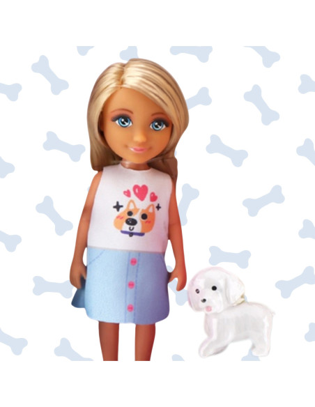 WOOPIE Laleczka z Wózkiem i Pieskiem
