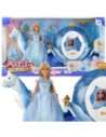 WOOPIE Lalka Lodowa Księżniczka Lily i Magiczny Powóz Karoca Akcesoria